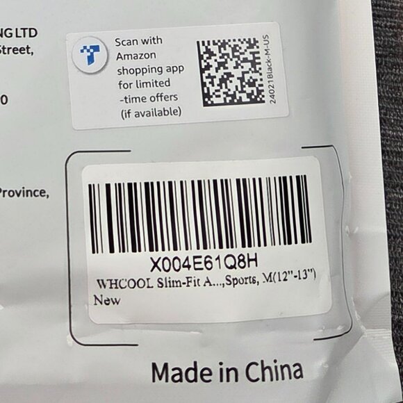 WHCool Ankle Support Brace Size M 12 - 13" Inch Ankle Circumfrance NEW Open Bag - Picture 2 of 5